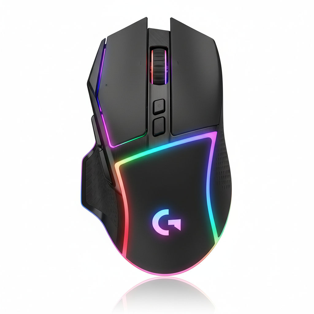Mouse Gaming RGB - Vista superior