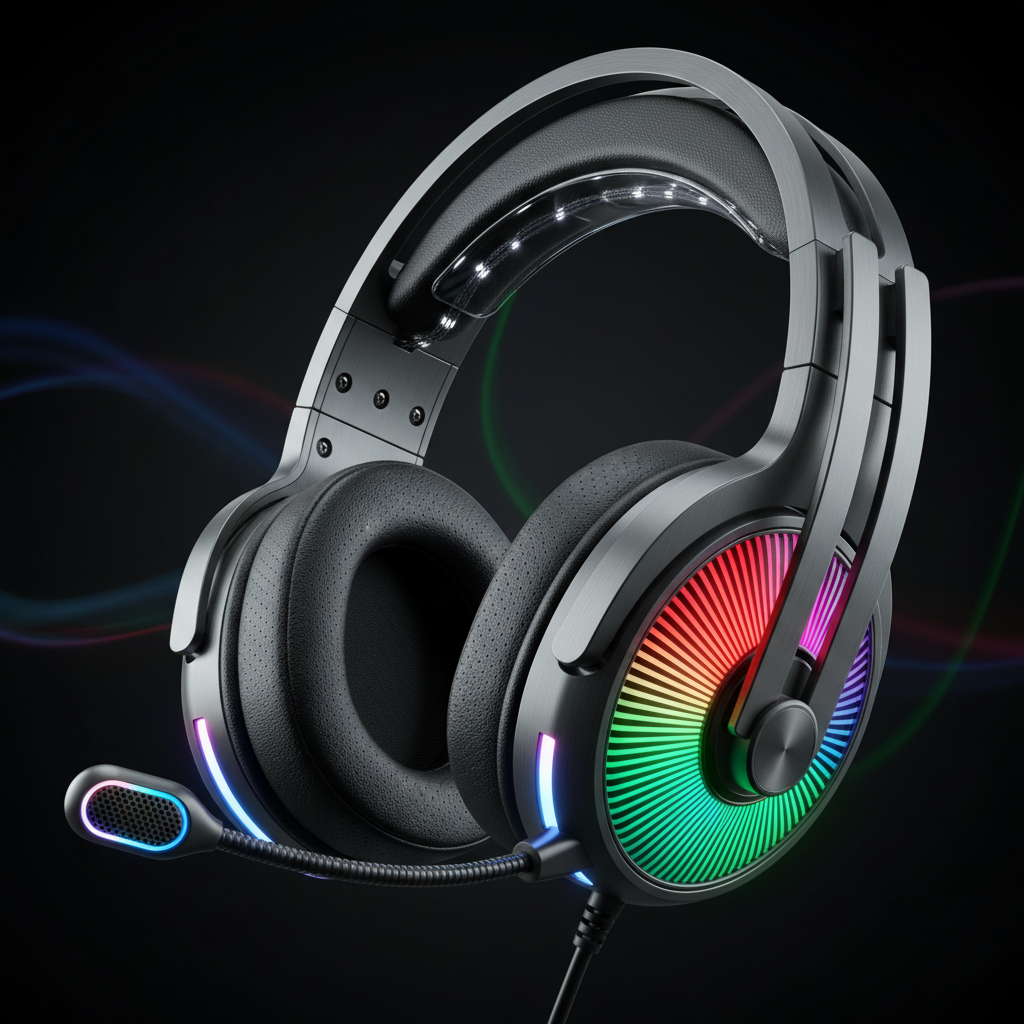 Auriculares RGB Gaming - Detalle